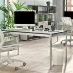 Tűzőgép, nagyteljesítményű, 23/15 XL, 120 lap, lapos tűzés, LEITZ "5553", ezüst