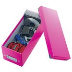 CD-doboz, LEITZ "Click&Store", rózsaszín