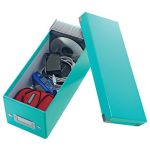 CD-doboz, LEITZ "Click&Store", jégkék