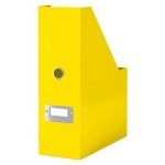 Iratpapucs, PP/karton, 95 mm, LEITZ "Click&Store", sárga