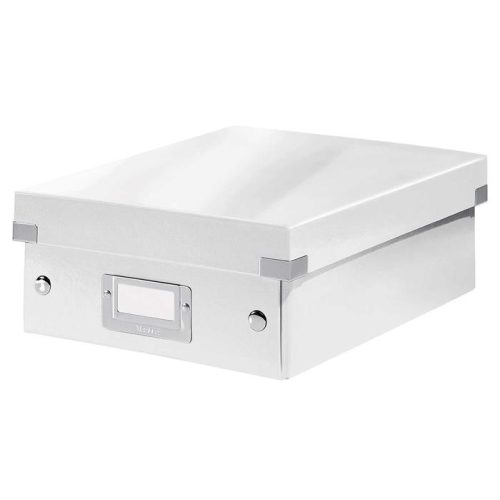 Doboz, rendszerező, S méret, LEITZ "Click&Store", fehér