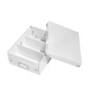 Doboz, rendszerező, S méret, LEITZ "Click&Store", fehér