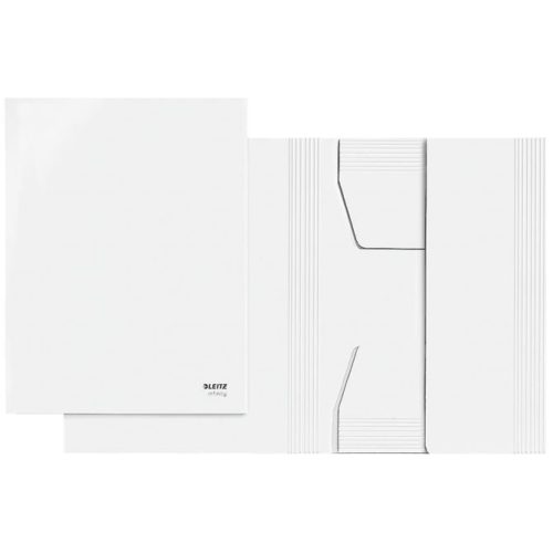 Pólyás dosszié, karton, A4, LEITZ "Infinity", fehér