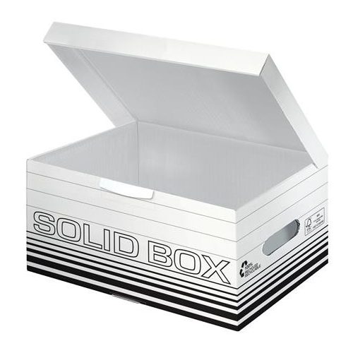 Archiválódoboz, S méret, LEITZ "Solid", fehér