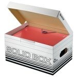 Archiválódoboz, S méret, LEITZ "Solid", fehér