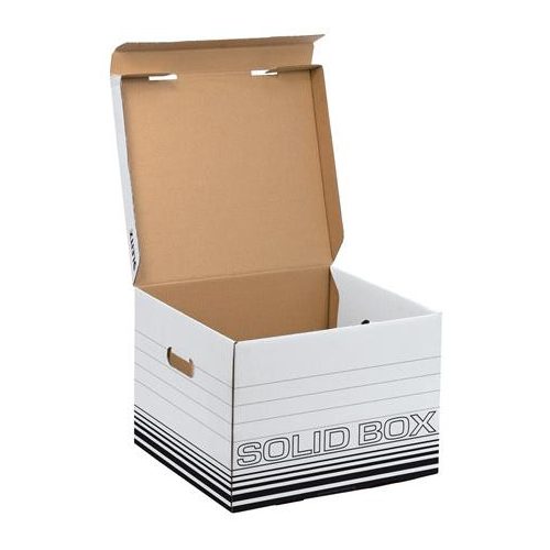 Archiválódoboz, M méret, LEITZ "Solid", fehér