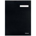 Aláírókönyv, A4, 20 részes, karton, ESSELTE, fekete