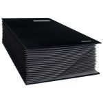 Aláírókönyv, A4, 20 részes, karton, ESSELTE, fekete