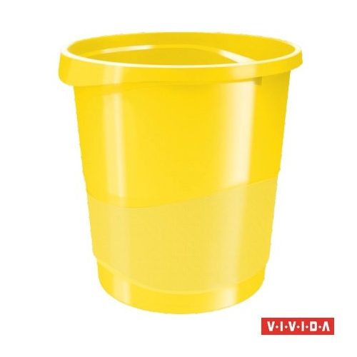 Papírkosár, 14 liter, ESSELTE "Europost", Vivida sárga