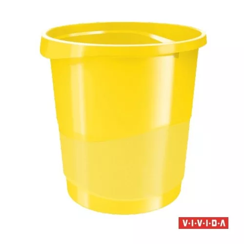Papírkosár, 14 liter, ESSELTE "Europost", Vivida sárga