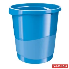   Papírkosár, 14 liter, ESSELTE "Europost", Vivida kék