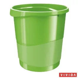   Papírkosár, 14 liter, ESSELTE "Europost", Vivida zöld