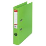 Iratrendező, 50 mm, A4, PP, élvédő sínnel, ESSELTE "Standard", Vivida zöld