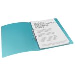 Gyűrűs könyv, 2 gyűrű, 25 mm, A4, PP, ESSELTE "Colour’Breeze", kék