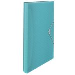Harmonikamappa, A4, PP, 6 rekeszes, ESSELTE "Colour'Breeze", kék