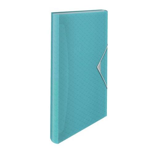 Harmonikamappa, A4, PP, 6 rekeszes, ESSELTE "Colour'Breeze", kék