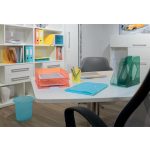 Előrendező, A4, 6 részes, műanyag, ESSELTE "Colour’Breeze", áttetsző