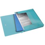 Gumis mappa, 25 mm, PP, A4, ESSELTE "Colour'Breeze", kék