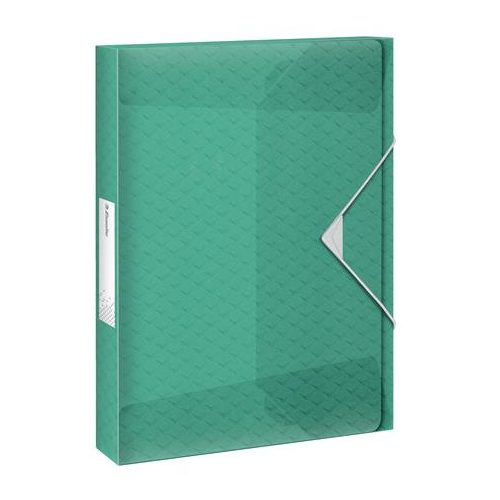 Gumis mappa, 25 mm, PP, A4, ESSELTE "Colour'Breeze", zöld