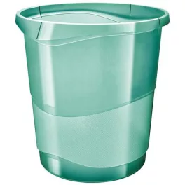   Papírkosár, 14 liter, ESSELTE "Colour'Breeze", áttetsző zöld