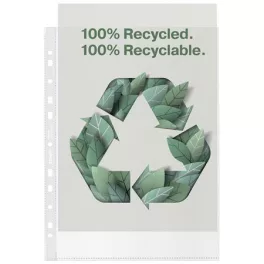   Genotherm, lefűzhető, A4, 70 mikron, narancsos felület, ESSELTE "Recycled"