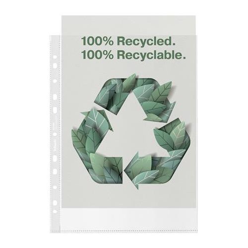 Genotherm, lefűzhető, A4, 70 mikron, narancsos felület, ESSELTE "Recycled"