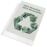 Genotherm, lefűzhető, A4, 70 mikron, narancsos felület, ESSELTE "Recycled"