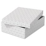 Tároló- és ajándékdoboz, ESSELTE "Home", fehér