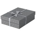 Tároló- és ajándékdoboz, ESSELTE "Home", szürke