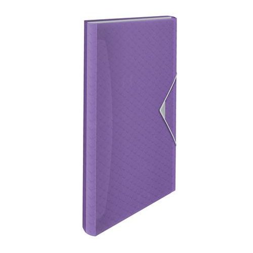 Harmonikamappa, A4, PP, 6 rekeszes, ESSELTE "Colour'Breeze", levendula
