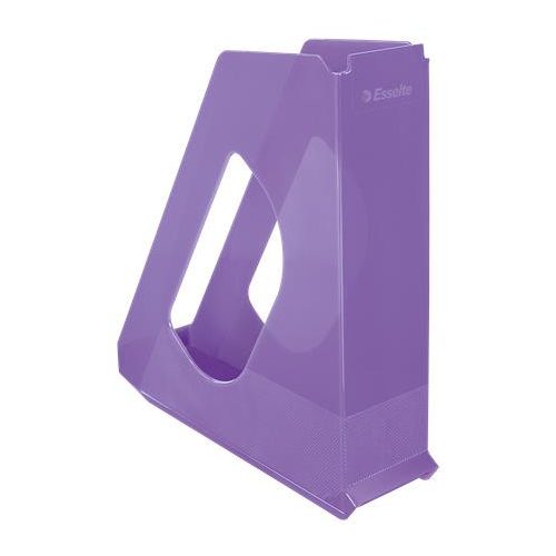 Iratpapucs, műanyag, 68 mm, ESSELTE "Colour'Breeze", levendula