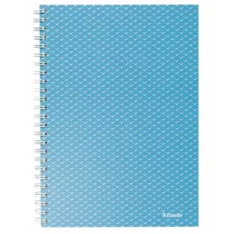   Spirálfüzet, A5, kockás, 80 lap, ESSELTE "Colour'Breeze", kék