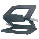 Laptop állvány, állítható, LEITZ "Ergo", szürke