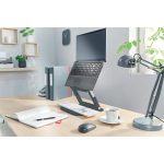 Laptop állvány, állítható, LEITZ "Ergo", szürke