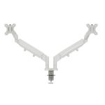 Monitortartó-kar, kettő monitorhoz, LEITZ "Ergo Dual", világosszürke