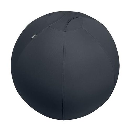 Ülőlabda, nehezékkel, 75cm, LEITZ "Ergo Active", sötétszürke