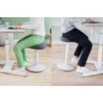 Ülőszék, billenő, ergonomikus, LEITZ "Ergo Active", világosszürke