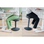 Ülőszék, billenő, ergonomikus, LEITZ "Ergo Active", sötétszürke