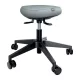 Munkaszék, görgős, ergonomikus, LEITZ "Ergo Comfort Active", világosszürke