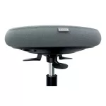 Munkaszék, görgős, ergonomikus, LEITZ "Ergo Comfort Active", világosszürke