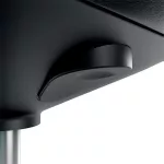 Munkaszék, görgős, ergonomikus, LEITZ "Ergo Comfort", sötétszürke