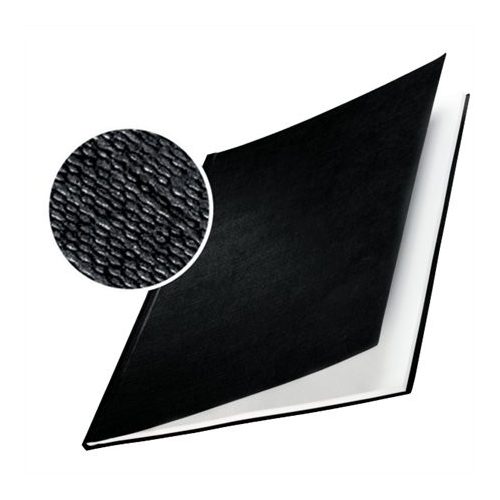 Könyvkötőborító, 10,5 mm, 71-105 lap, A4, LEITZ "ImpressBind", fekete