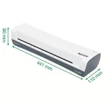 Laminálógép, A3, 75-125 mikron, LEITZ "iLam Home", fehér