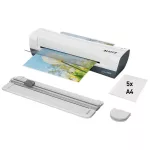 Lamináló készlet, A4, 80-125 mikron, LEITZ "iLam Home 4-in-1", fehér