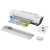 Lamináló készlet, A4, 80-125 mikron, LEITZ "iLam Home 4-in-1", fehér