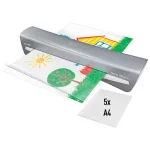 Laminálógép, A3, 80-125 mikron, LEITZ "iLam Home Office", szürke