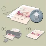 Meleglamináló-fólia, 125 mikron, A4, fényes, UDT technológiával, LEITZ "iLam"