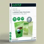 Meleglamináló fólia, 80 mikron, A5, fényes, UDT technológiával, LEITZ "iLam"