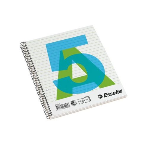 Spirálfüzet, A5, vonalas, 70 lap, ESSELTE