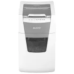 Iratmegsemmisítő, mikrokonfetti, 150 lap, LEITZ "IQ AutoFeed Office 150 P5 Pro"